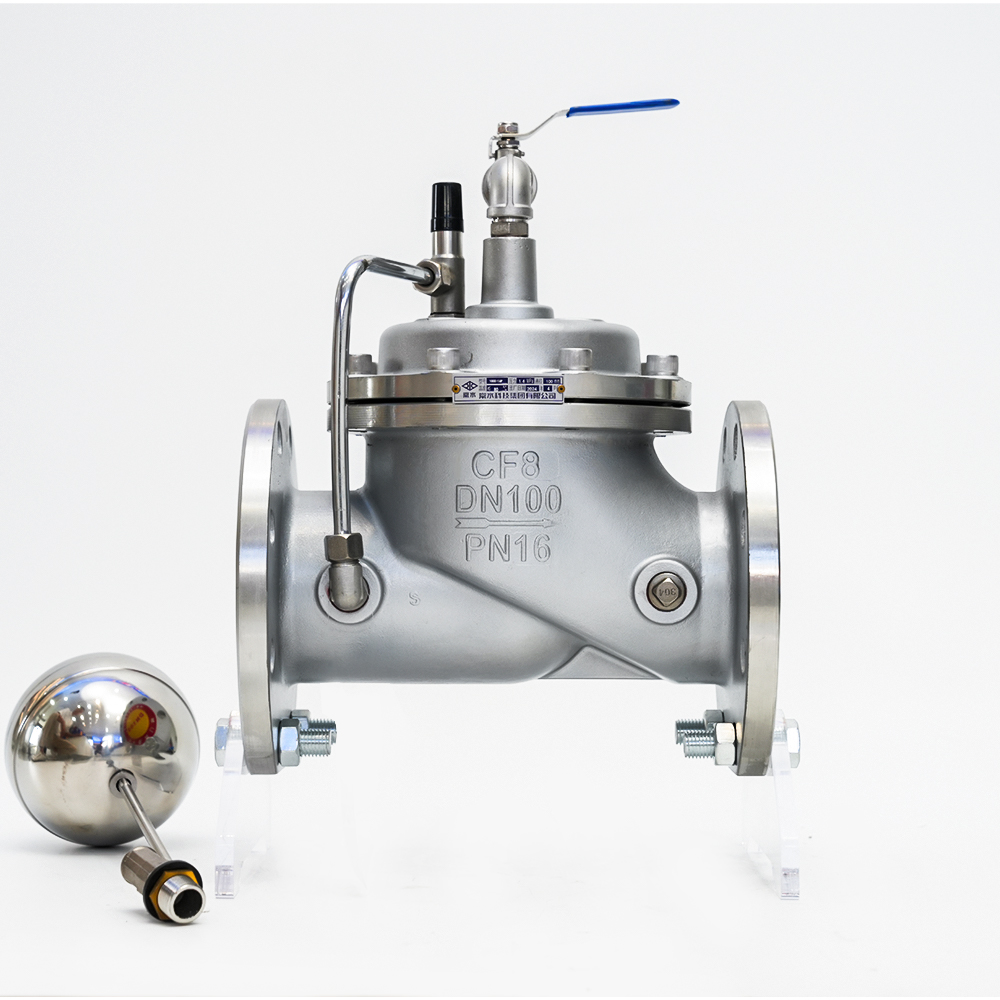 ステンレス製リモコンフロートバルブ 100X-16P